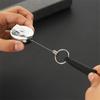 Выдвижной держатель для ручки из нержавеющей стали, брелок для ключей, карандаши, анти-потерянная веревка, плотник