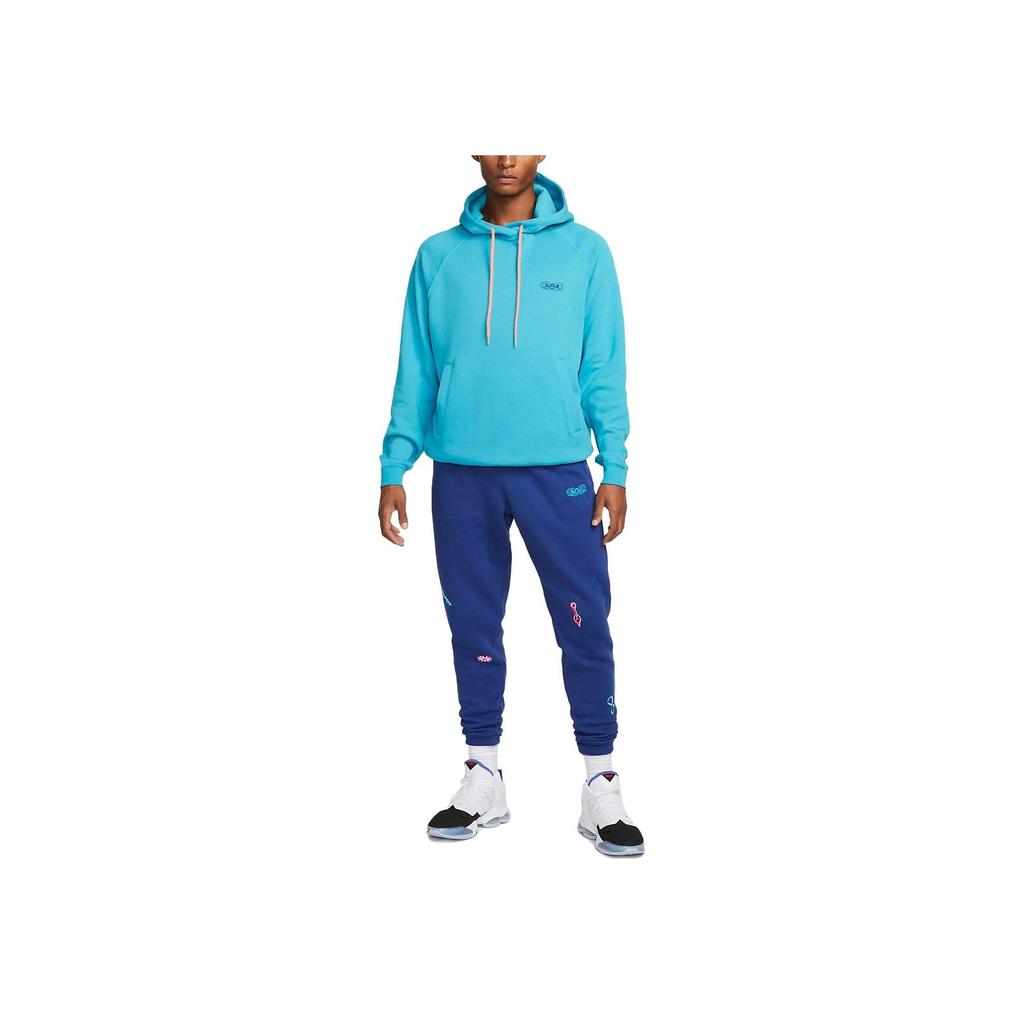 Nike Худи с графическим принтом LeBron James Strive Лазурно-синий Мужская уличная одежда DQ6129-446
