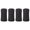 4Pcs Foot Pad Roller Sleeve Foot Pad Roller Gym Foot Pad Roller Pad Replacement Exercise Machine Equipment Replacements