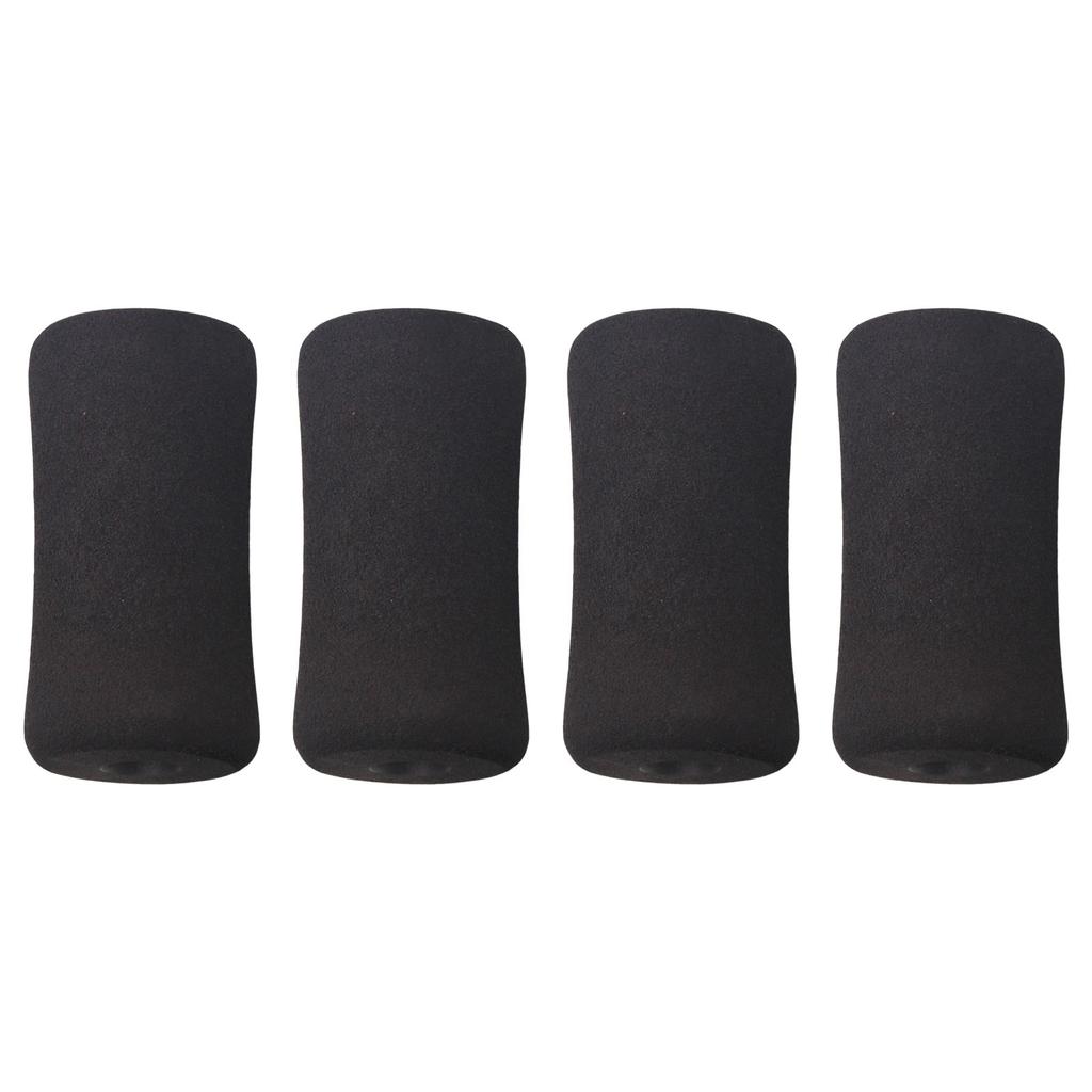 4Pcs Foot Pad Roller Sleeve Foot Pad Roller Gym Foot Pad Roller Pad Replacement Exercise Machine Equipment Replacements