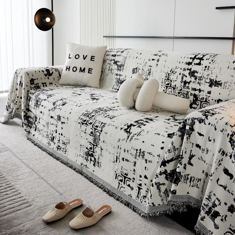 Легкий роскошный чехол для дивана High Sense, полностью покрытый синельным чехлом Four Seasons, универсальный чехол для французской диванной подушки, не царапающийся, одеяло