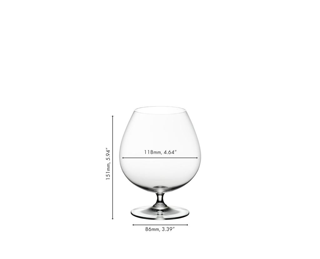 Authentic RIEDEL Vinum Brandy Snifters (Pack of 2) 885ml (Product Code: 6416/18) - Pair of Brandy Glasses