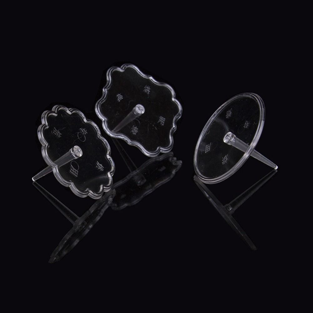 100 шт. Прозрачная основа для выпечки торта, пластиковая основа для фиксации куклы, декор для вечеринки по случаю дня рождения