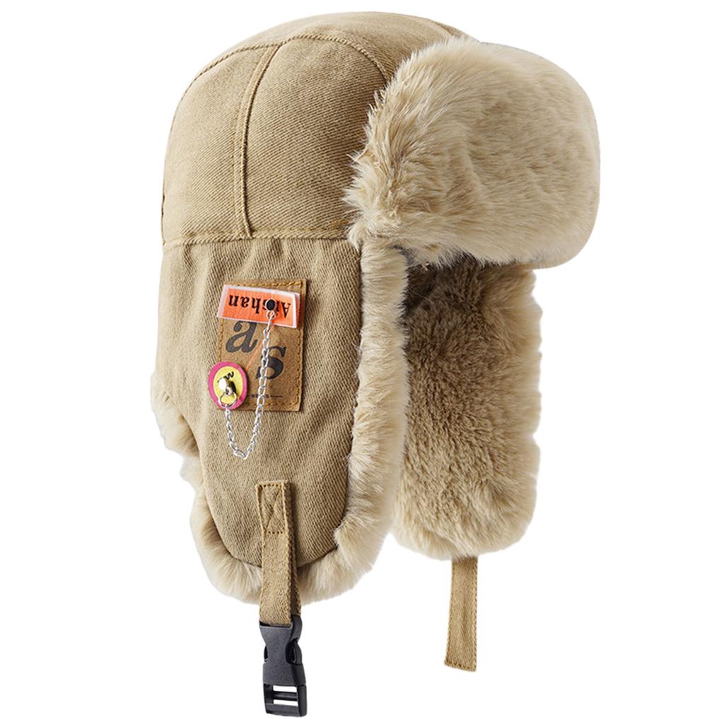 Winter Teenagers Windproof Beanie Windproof Trapper Hat Ear Protector Hat Adult Unisex Winter Cycling Skiing Supplies