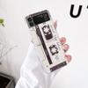 Для Samsung Galaxy Z Flip 4 3 Чехол Ретро Музыкальная Лента Окрашенная Прозрачная Противоударная Жесткая Задняя Крышка Для Samsung Zflip4 Flip3 Чехол