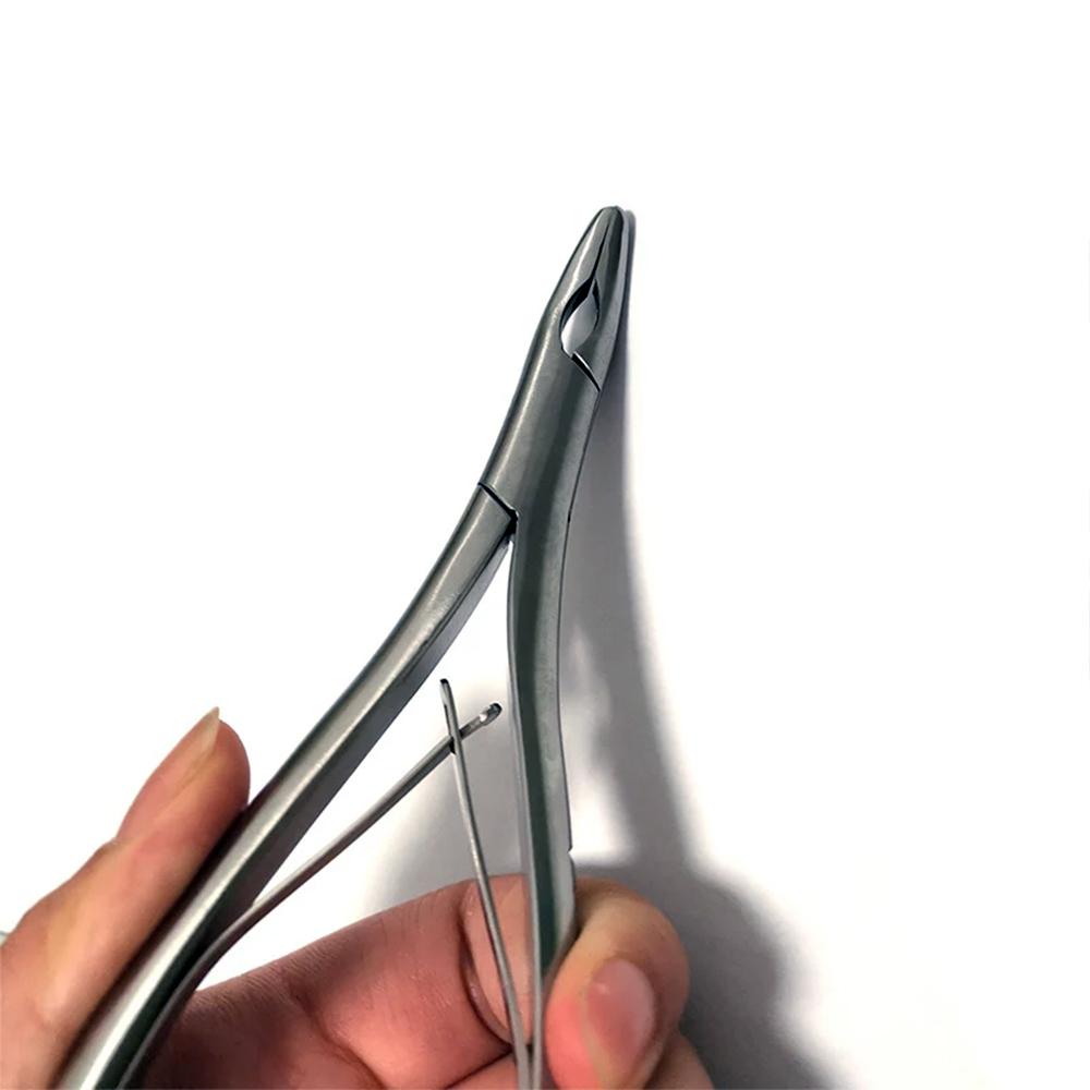 1PC Dental Curved Bone Rongeur Forceps Orthodontic Surgical Instrument For Oral Surgery Tools Professional