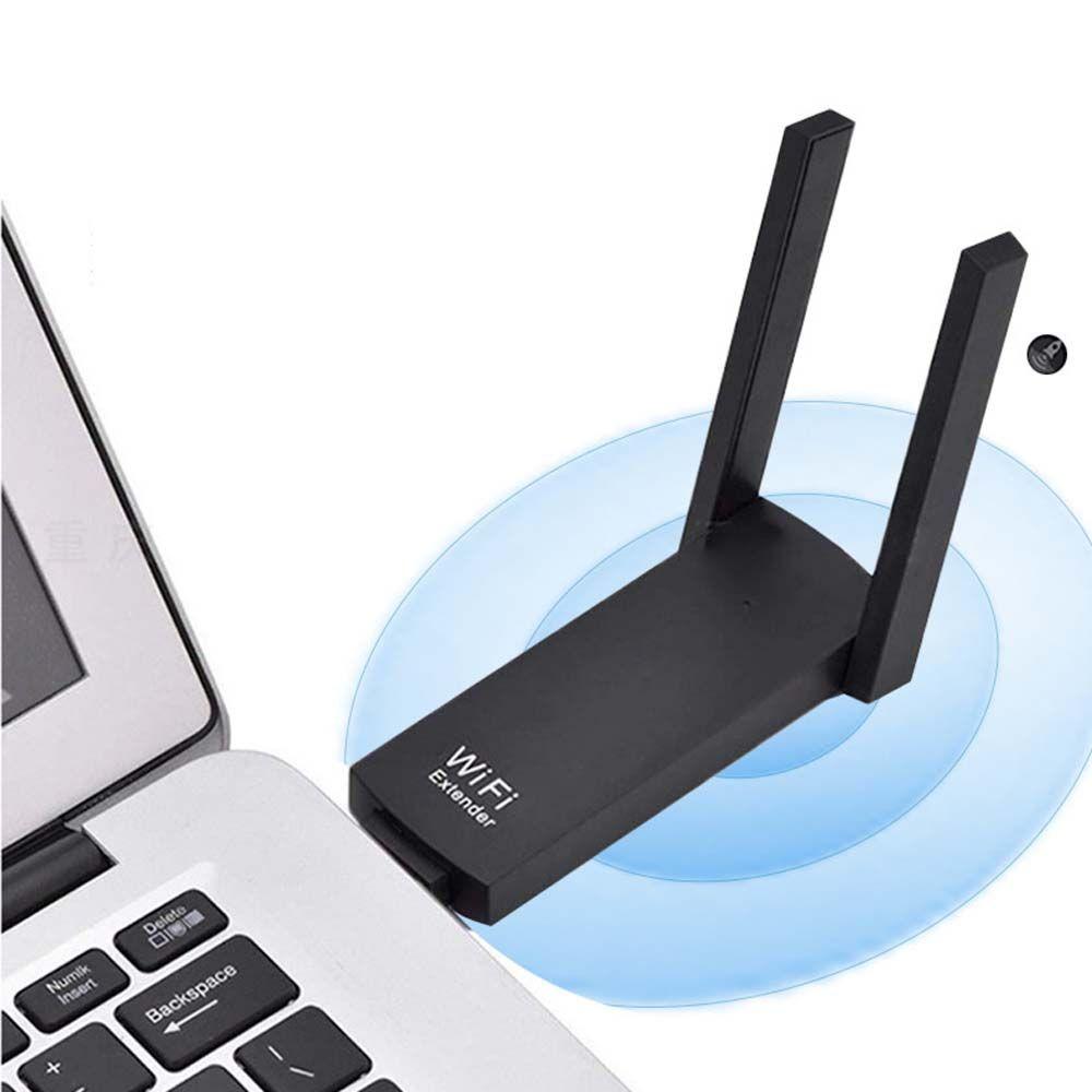 Dual Antenna Wifi Booster Wifi Repeater Signal Amplifier USB Wireless Repeater WiFi Range Extender