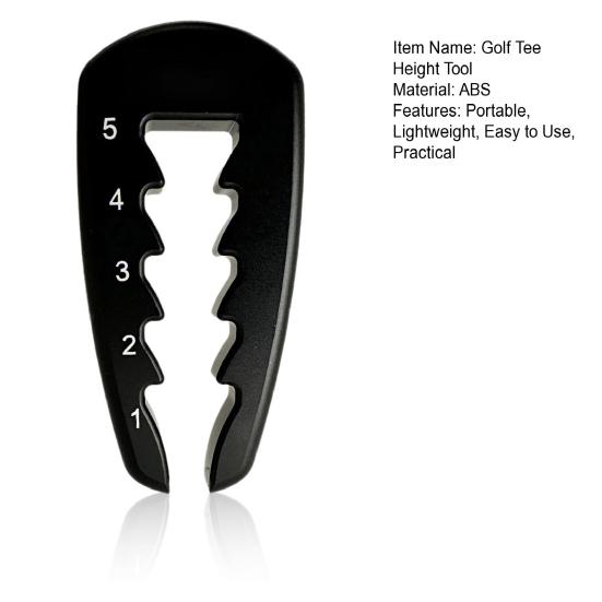 1/2 шт. Регулируемая высота клюшки для гольфа Инструменты Компактный дизайн Портативный простой в использовании точный клюшка