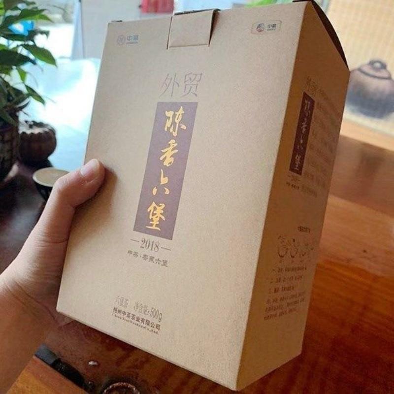 Внешняя торговля Чай Чжунча Люпао Хэй Ча Китай Лю Бао Ча Темный чай 500 г