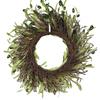18'' Olive Wreath for Front Door Farmhouse Greenery Wreath with Olive Leaves Wreath for Indoor Outdoor Wall Wedding Home Decor