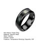 Обручальное кольцо из титановой стали, интеллектуальное кольцо с датчиком температуры тела, кольцо для личного здоровья, мужчины и женщины