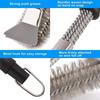 1Pcs Stainless Steel Bristle Cleaner Brush with Deluxe Handle BBQ Tool Grill Brush and Scraper