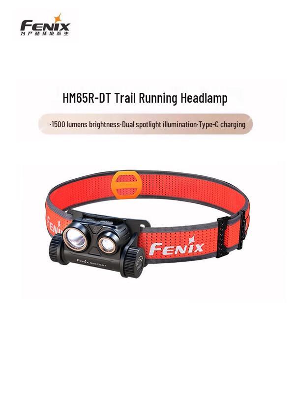 FENIX HM65R-DT Rechargeable Trail Running Headlamp