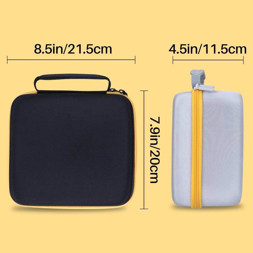 Принтер для смартфонов KODAK Dock Plus, совместимый с защитным чехлом для хранения Lebakort (Черный чехол)