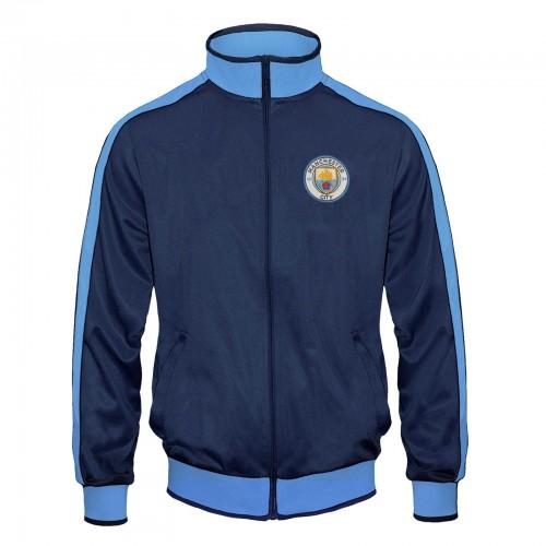 Manchester City FC Mens Retro Track Jacket