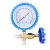 Industrial Pressure Gauge Explosionproof Pressure Meter Clear Disply Aluminum Manifolds Gauge Fitting for R22/R134/R404