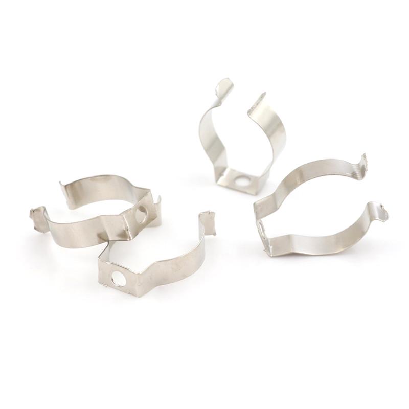 4 шт. держатель T8 люминесцентная лампа кронштейн зажимы патрон серебристый