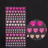 Crystal Love Star Sticker 3D Shiny Three-Dimensional Sticker Phone Notebook Diary DIY Decorative Scrapbook Sticker Girl Gift