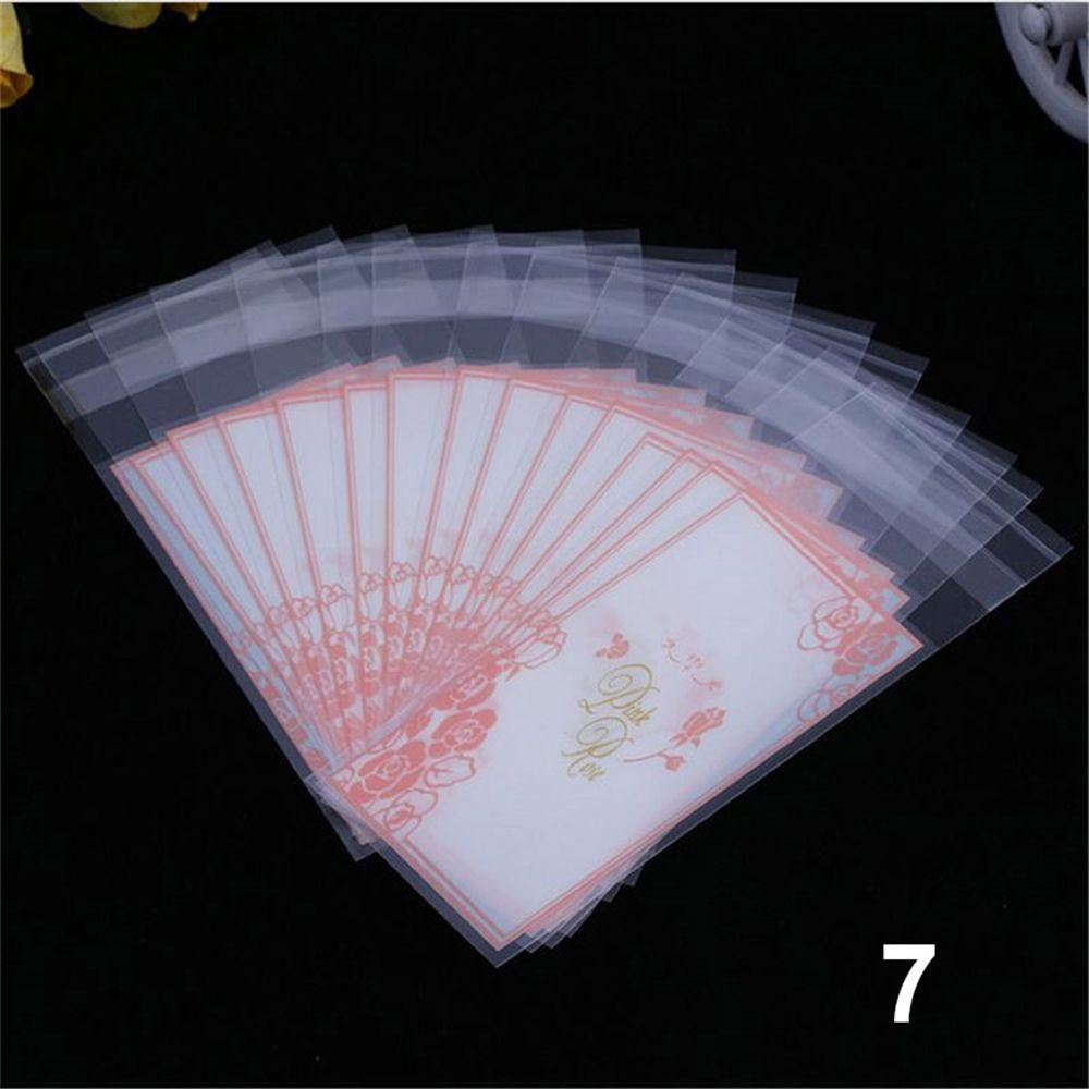 100pcs/lot Cute Bow Party Supplies Wedding Favors Lipstick Bag Gift Packages OPP Bags Plastic Pocket