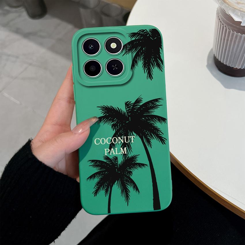 Для Huawei Honor X6C X7C 400 Pro Lite Чехол для телефона Милые розовые облачные узоры Жидкий силикон Недавно обновленные Противоударные Защитные чехлы Для Huawei Чехол