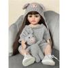 Real Life Reborn Baby Dolls Girl 22 Inch 55cm Full Body Silicone Realistic Lifelike Newborn Dolls Toddler Doll Toy