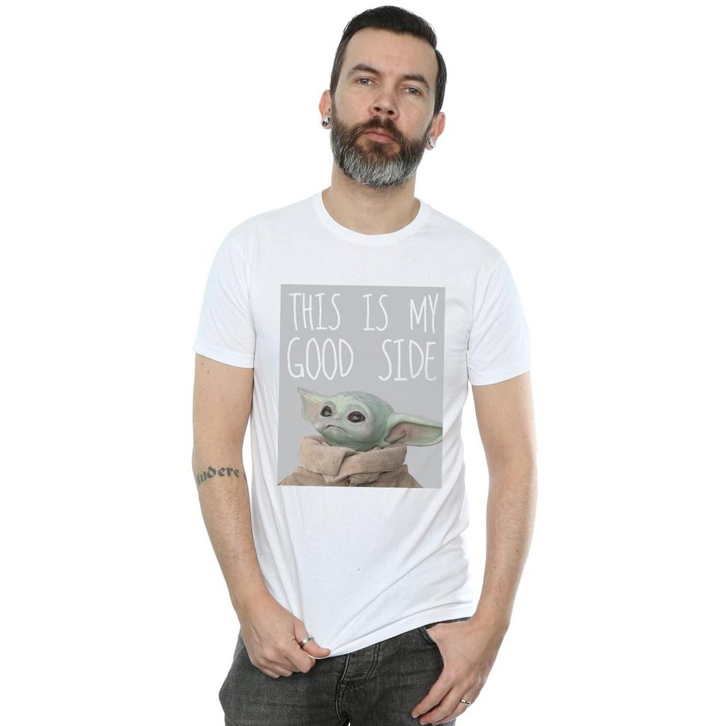 Star Wars Mens The Mandalorian The Child Good Side T-Shirt