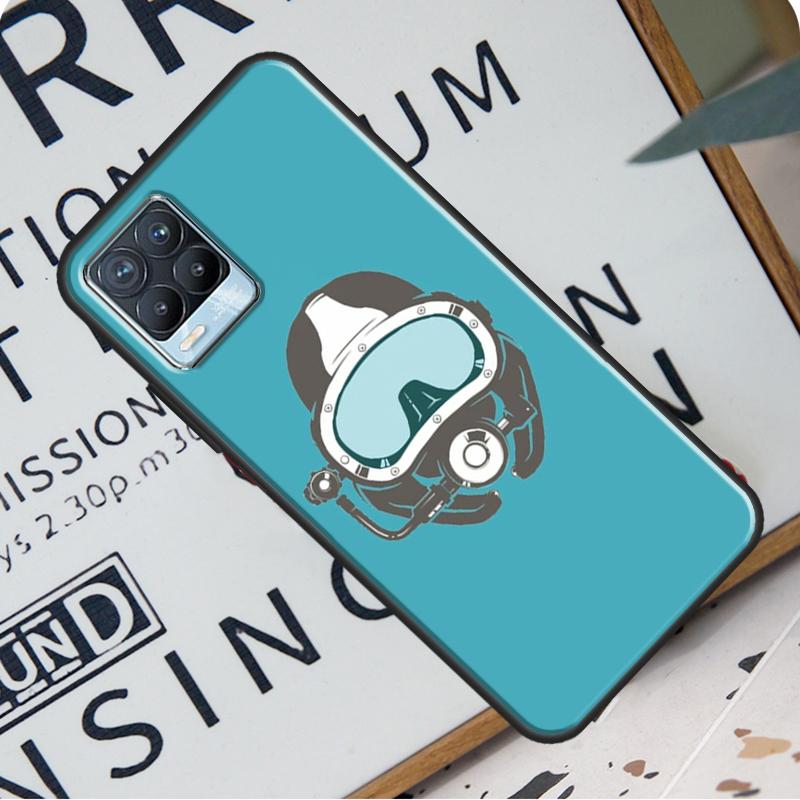 Чехол для дайвинга и подводного плавания для Realme 8i 8 Pro GT Neo 2 Master C15 C21 Coque для OnePlus 8T 9R Nord2 9 Pro