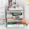 Прозрачный органайзер для документов формата А4, большая вместимость, коробка-держатель для бумаги для дома и офиса