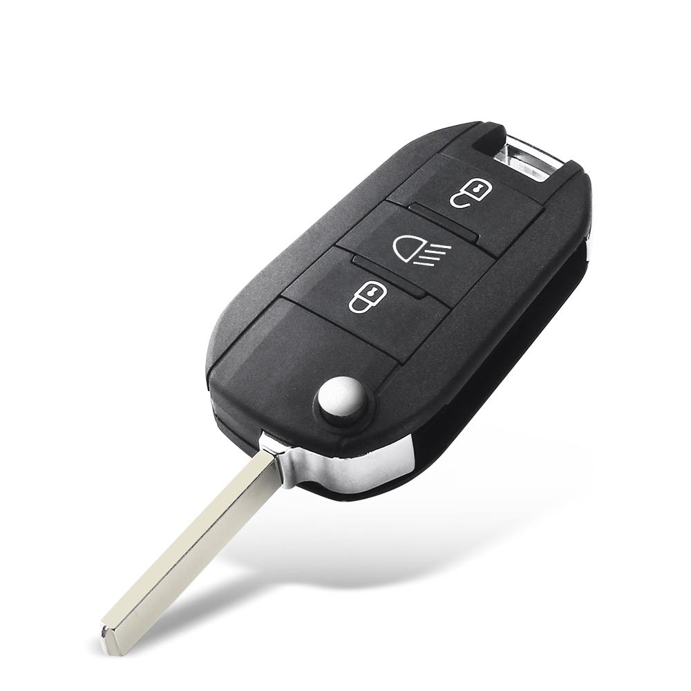 ID46 PCF7941 чип 3 кнопки автомобильный дистанционный брелок для Peugeot 208 2008 301 308 5008 508 для Citroen C-Elysee C4-Cactus 433 МГц