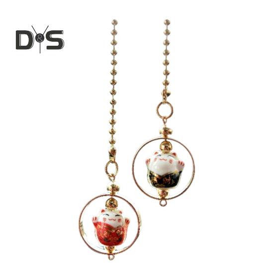 Подвеска для зеркала заднего вида, подвесные аксессуары для салона автомобиля, легко вешать, очаровательный внешний вид, подвесное украшение в виде счастливого кота