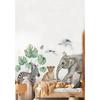 Safari Diary Amazing Animals Kids Room Wall Sticker Set