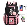 Anime Adults Large Capacity Backpack Bags Demon Slayer Nezuko Kawaii Cartoon School Bag forManga To Travel Daily Girls Bookbags
