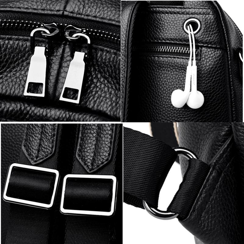 Роскошный женский рюкзак из натуральной кожи, повседневная женская сумка на плечо, модная большая вместительная дорожная женская качественная сумка из воловьей кожи