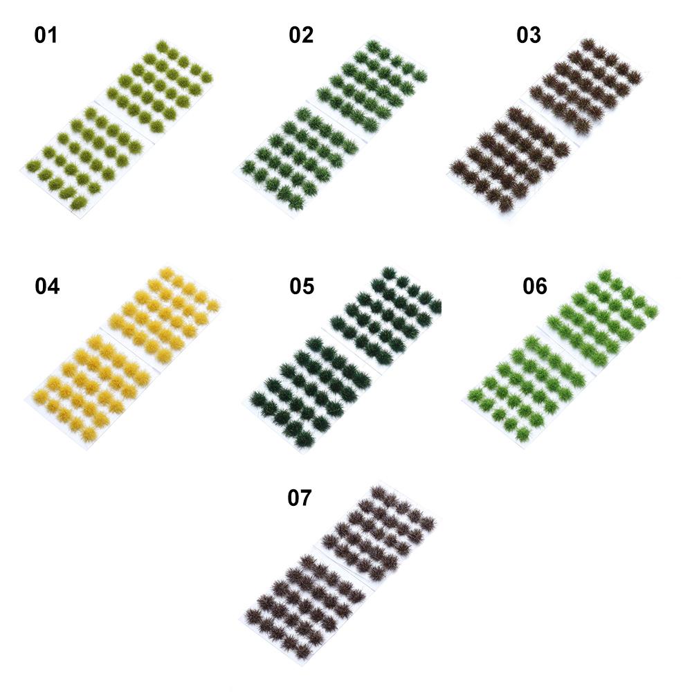 Микроландшафт Искусственная трава Пучки Симуляция Модель Растение Кластер Миниатюрные Травяные Кустики