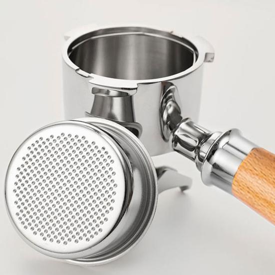 Бездонный портафильтр 51 мм для кофемашин DeLonghi, фильтр из нержавеющей стали 304 с ручкой, профессиональный инструмент для эспрессо для темперовки и экстракции