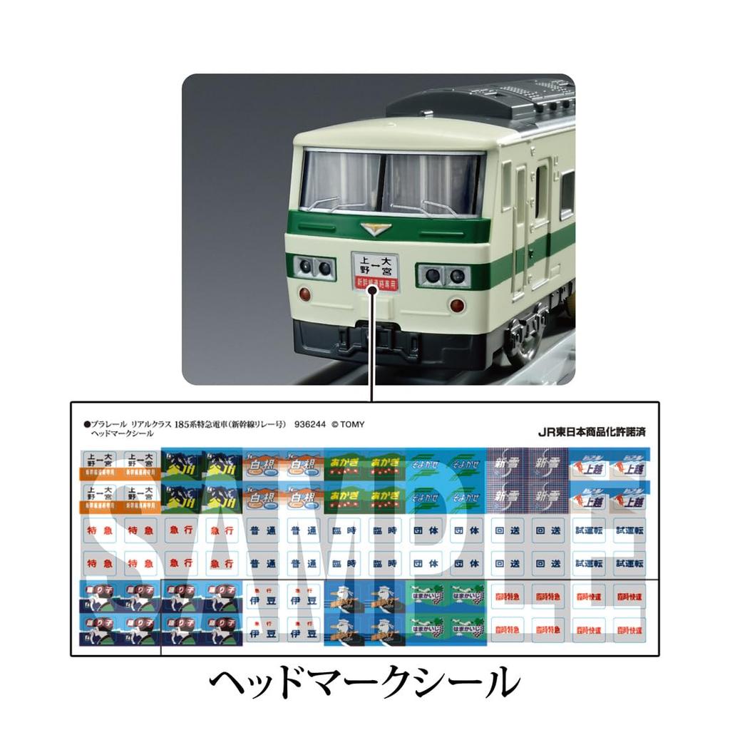 TAKARA TOMY Plarail Real Class 185 Series Limited Express Train (Shinkansen Relay)