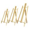 (SU)Natural Wood Display Easel Oil Painting Frame Shelf Artist Tripod Tabletop Holder Stand