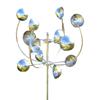 Metal Windmill Outdoor Wind Spinner Rotator with Stake Rotating Windmill Sculpture for Garden Yard Lawn Decoration