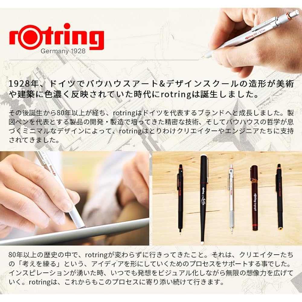 Rotring Rotling Сменный стержень для шариковой ручки 4 в 1 Черный F 2184816