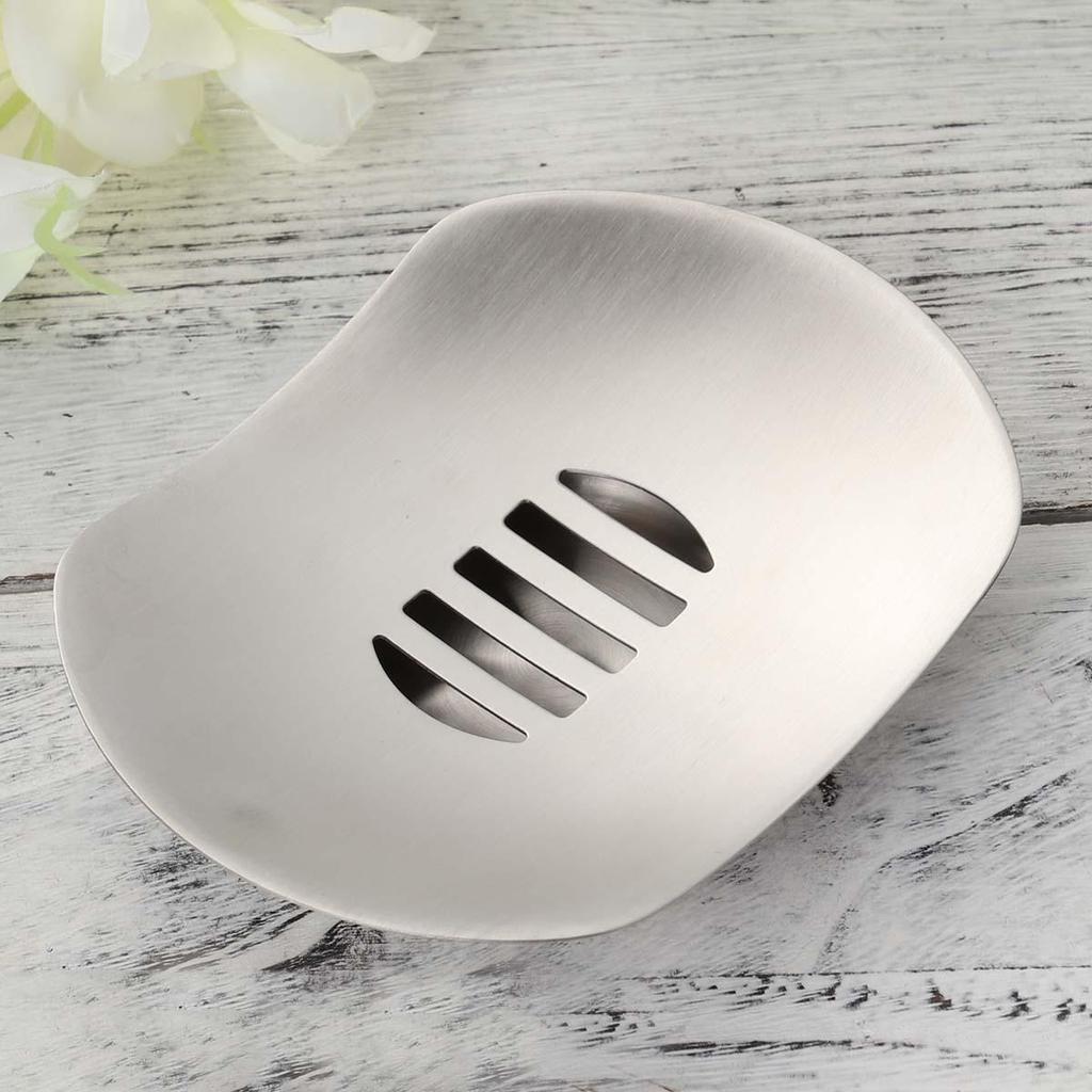 Держатель для мыла из нержавеющей стали Двухслойная полка-поддон Чехол Тарелка-НЛО Коробка Защита от ржавчины Легко чистить Кухня Ванная