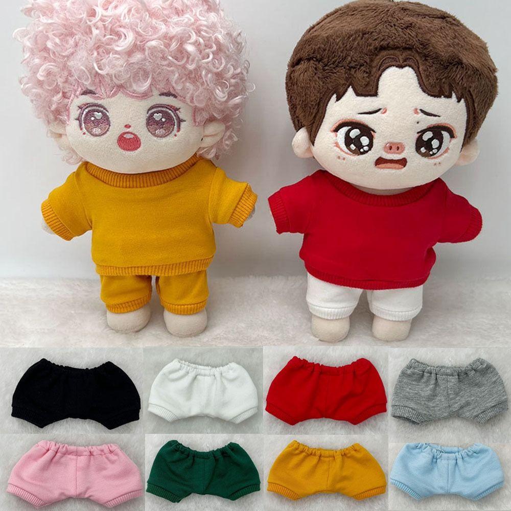 Handmade Doll Shorts Multicolors Casual Wear Doll Clothes for 1/11 1/12 OB11 Dolls 10cm Cotton Doll