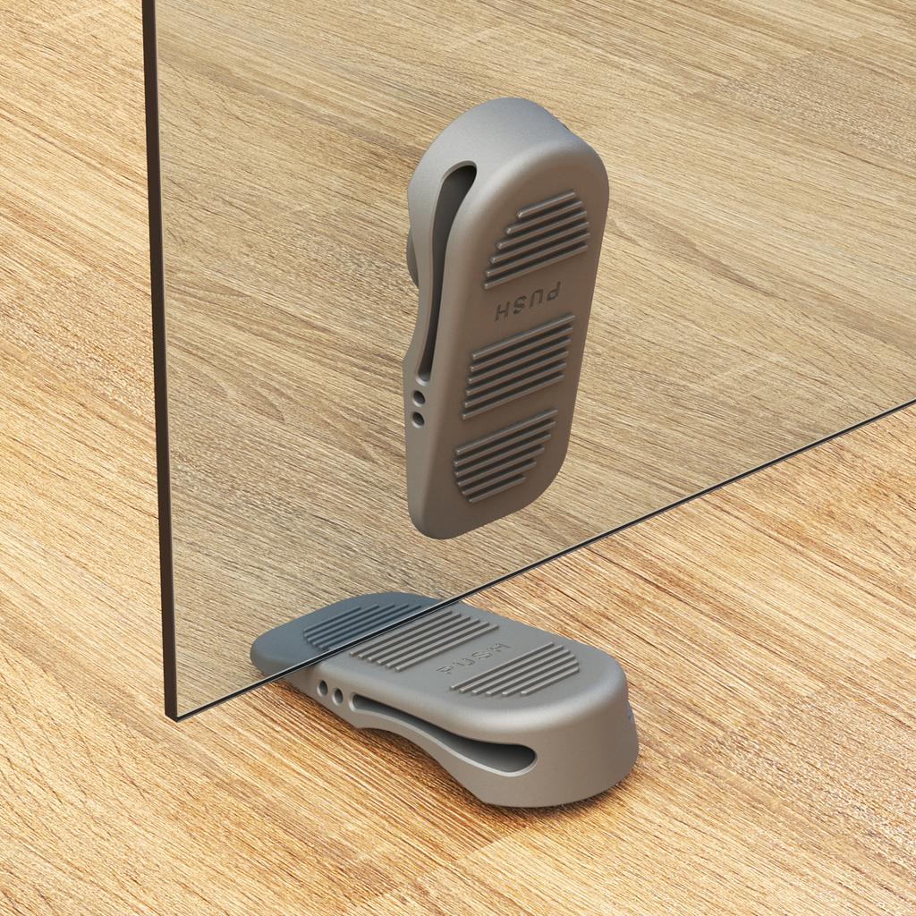 Силиконовый дверной стопор, амортизирующий блок, клин, защита для детской безопасности, дверной стопор, присоска для предотвращения столкновений с удобным хранением