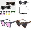 Elegant Women Lady Retro Cat Eye Sunglasses Fashionable Designer Square Frame Shades