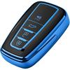Tukellen for Toyota Key Fob Cover,Special Soft TPU Key Case Cover Protector Compatible with -2025 Rav4 2018-2024 Camry 4Runner - Highlander Corolla