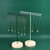 Модная Прочная Металлическая Подставка для Ювелирных Изделий для Ожерелий Браслетов и Серег Прозрачные Органайзеры с Несколькими Башнями