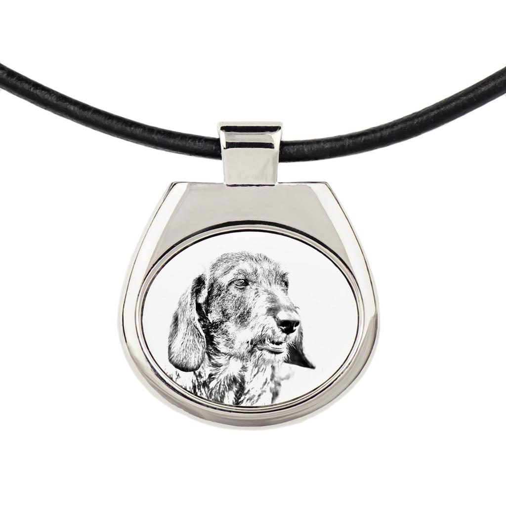 Jamnik I - Naszyjnik Z Psem, Personalizowana Zawieszka Ze Zdjęciem, Wyjątkowy Naszyjnik Dla Kobiet I Mężczyzn Marki Art-Dog