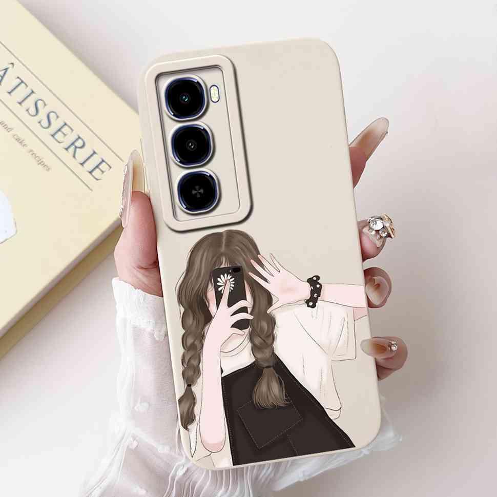 For itel City 100 4G C671L Case Cute Butterfly Rabbit Soft Silicone Back Cover For ITEL City100 4G 6.75" Fashion Bow Phone Shell