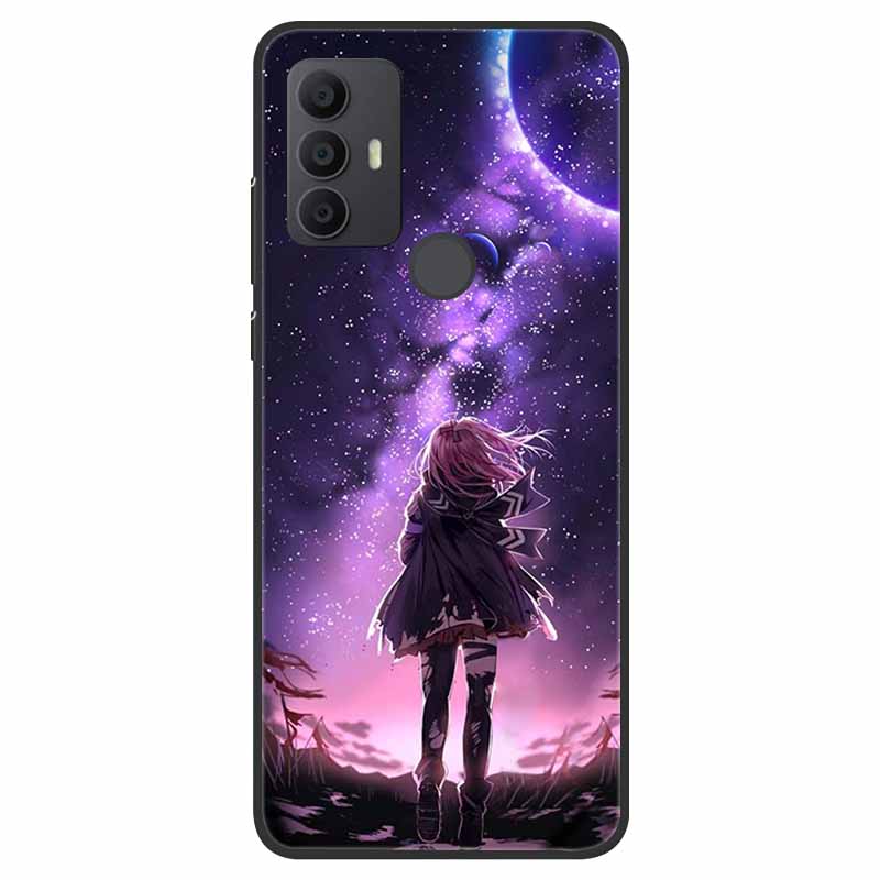 Для чехла TCL 30 SE 305 306 Мягкий силикон Крутой мультяшный coque Для TCL 306 305 Задняя крышка Para TCL 30SE Чехлы Модный ТПУ Fundas