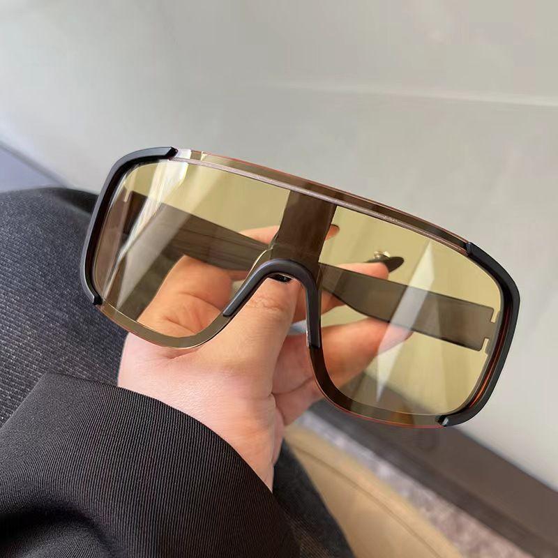 Новые модные ретро спортивные солнцезащитные очки, большая оправа, матовые очки для езды, ветрозащитные очки для альпинизма, спортивные очки, велосипедные очки