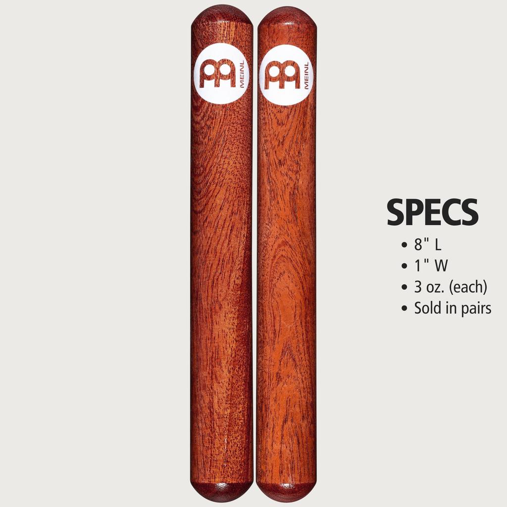 MEINL Percussion Деревянные клавесы Классические CL1RW [Оригинальный продукт для внутреннего рынка]